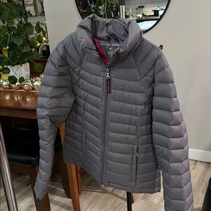 Tommy Hilfiger Women's Charcoal Puffer Jacket